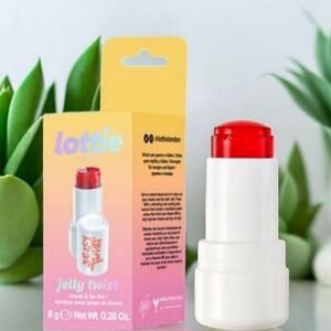 Lottie London Jelly Coral Red Twist Lip & Cheek Stain